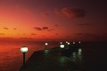 モルジブの夕景