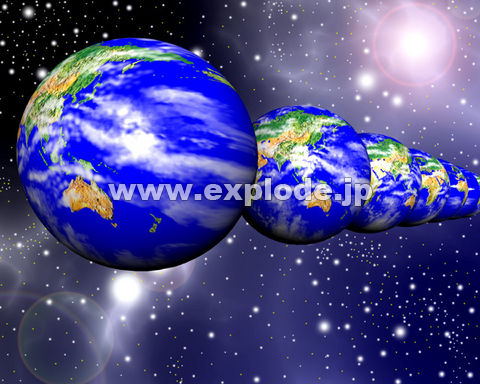 ０５５ Cg 地球イメージコラージュ Mil52055 Jpg 写真素材