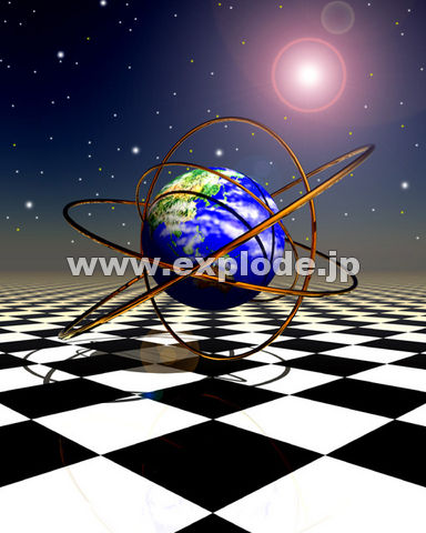 ０６０ Cg 地球イメージコラージュ Mil560 Jpg 写真素材