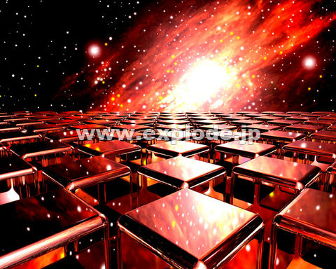 ０８３ Cg 宇宙空間イメージコラージュ Mil5 Jpg 写真素材